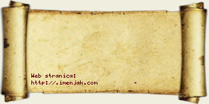 Jovana Isidorović vizit kartica